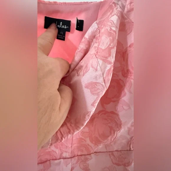 Lulu's Pink Puff Sleeve Mini Dress - Picture 6 of 6